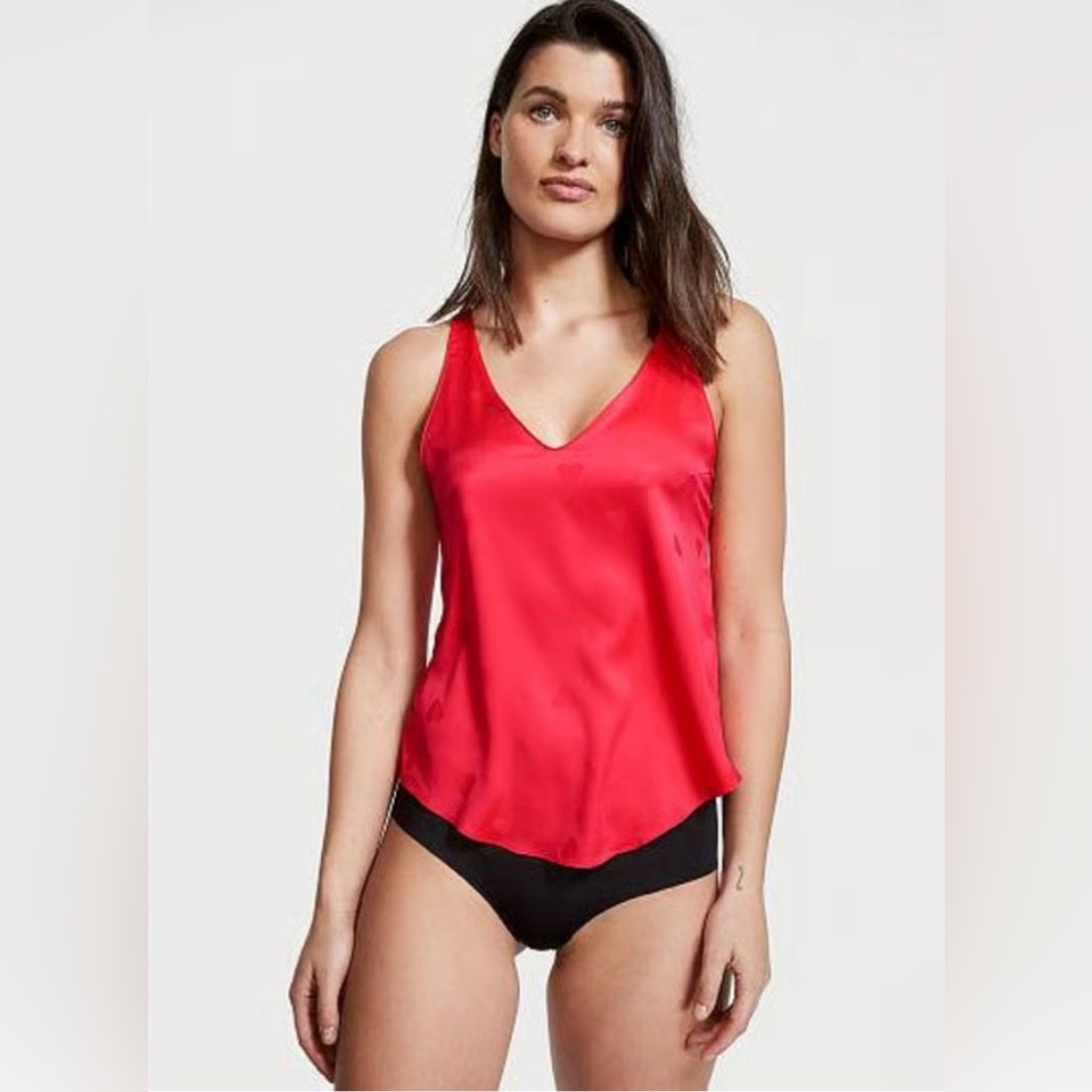 Victoria's Secret - Ignited Heart Jacquard Satin Jacquard Cami